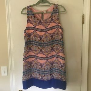 Patterned Sheath Dress